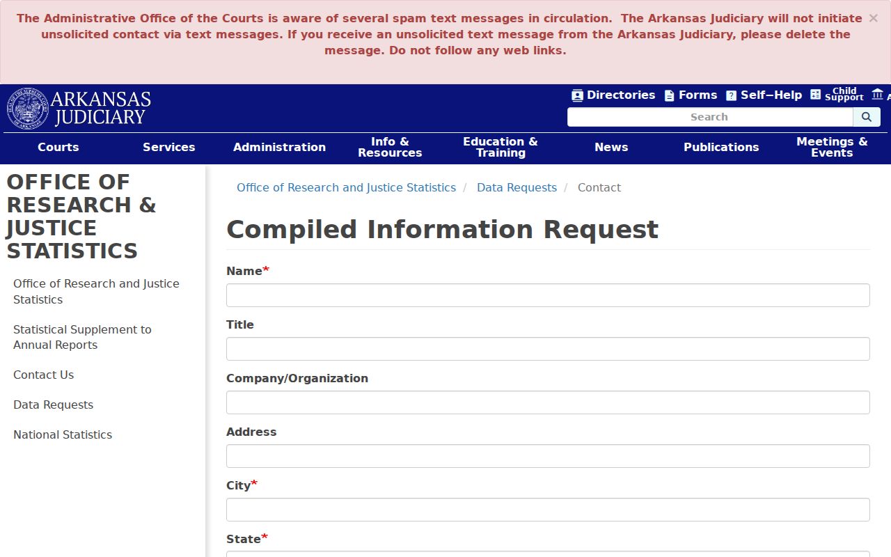 Compiled information request distinguished from Columbia County civil court dockets